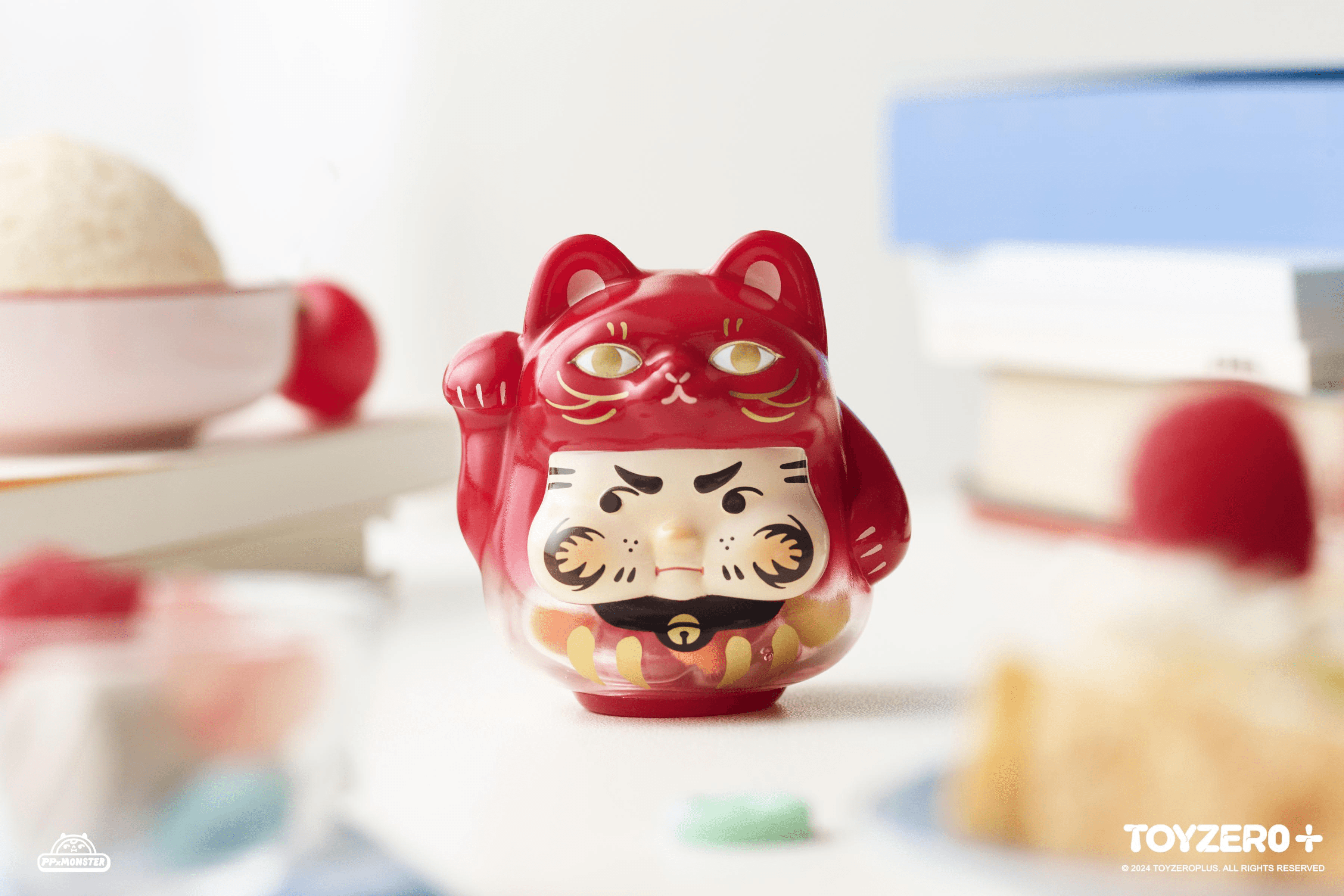 PP X MONSTER Lucky Kitten Daruma Blind Box (Box of 6)