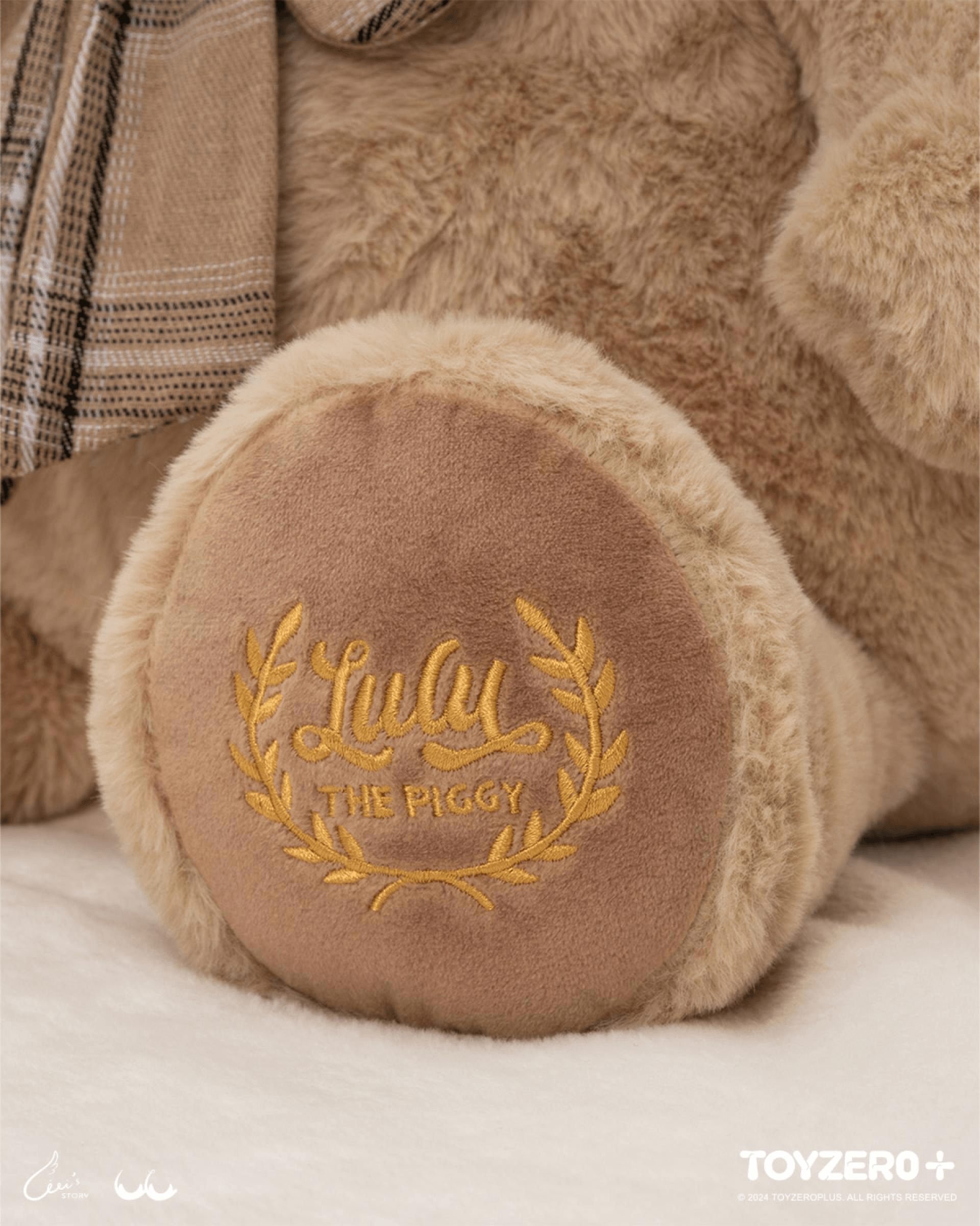 LuLu the Piggy - 40cm Teddy LuLu Plush Toy (Khaki ver.) | 781005994807