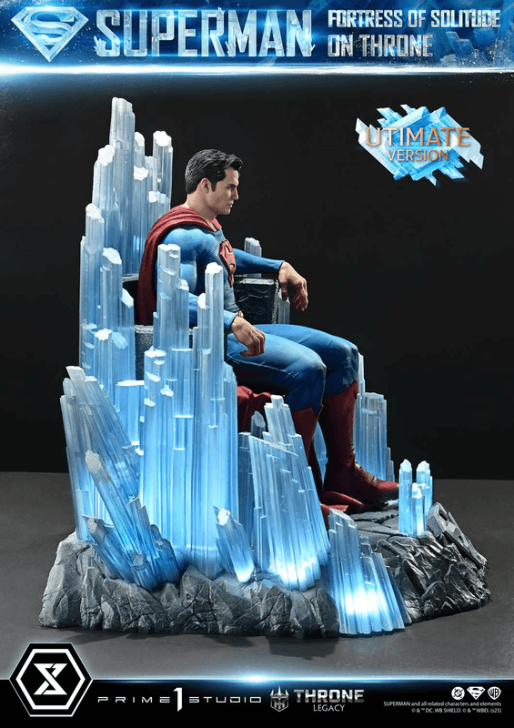 Prime 1 Studio Throne Legacy Superman (Comics) Superman Fortress of Solitude on Throne (Design by Gabriele Dell'Otto) Ultimate Bonus Version | 4582647122162