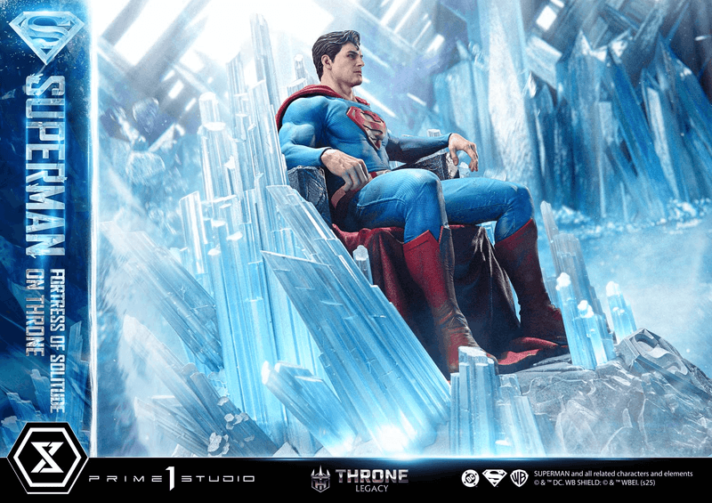 Prime 1 Studio Throne Legacy Superman (Comics) Superman Fortress of Solitude on Throne (Design by Gabriele Dell'Otto) Ultimate Bonus Version | 4582647122162