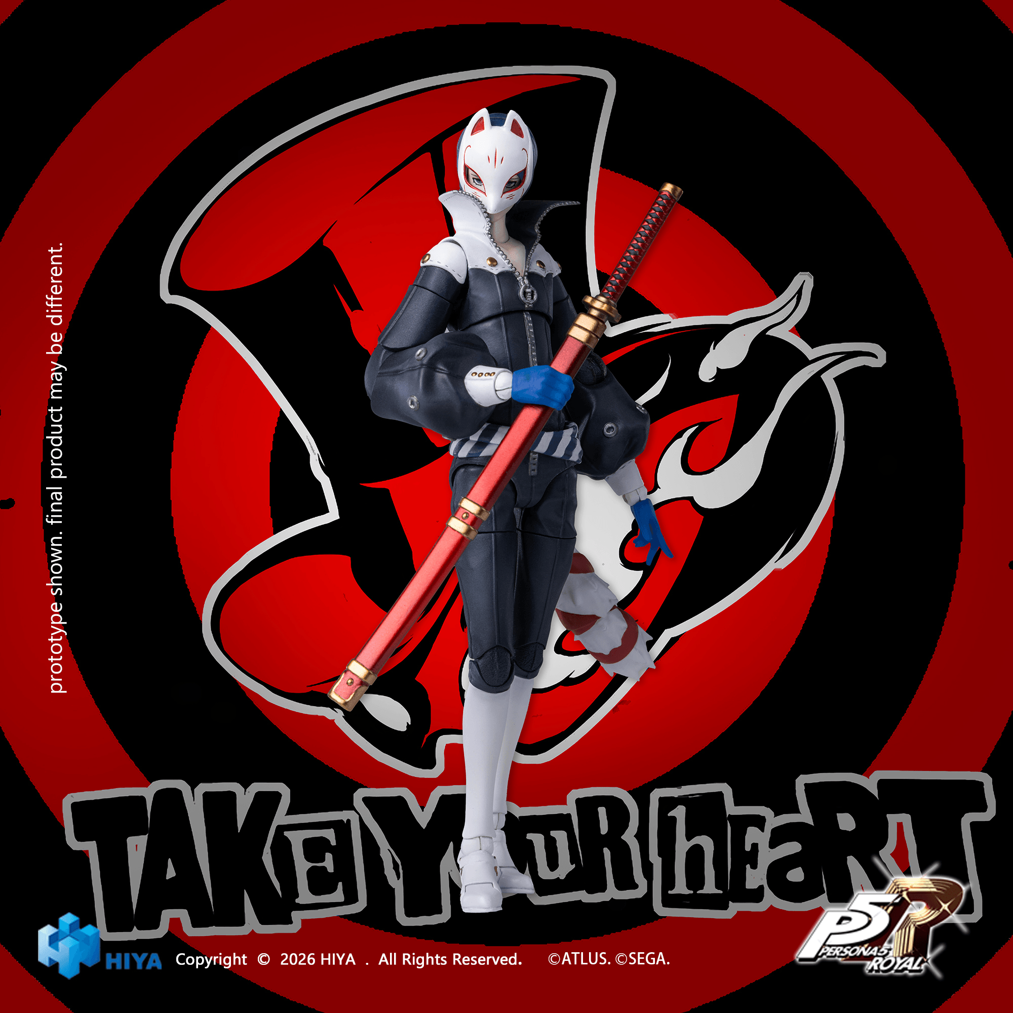1/12 Scale 6.1 Inch Persona 5 Royal Fox Action Figure