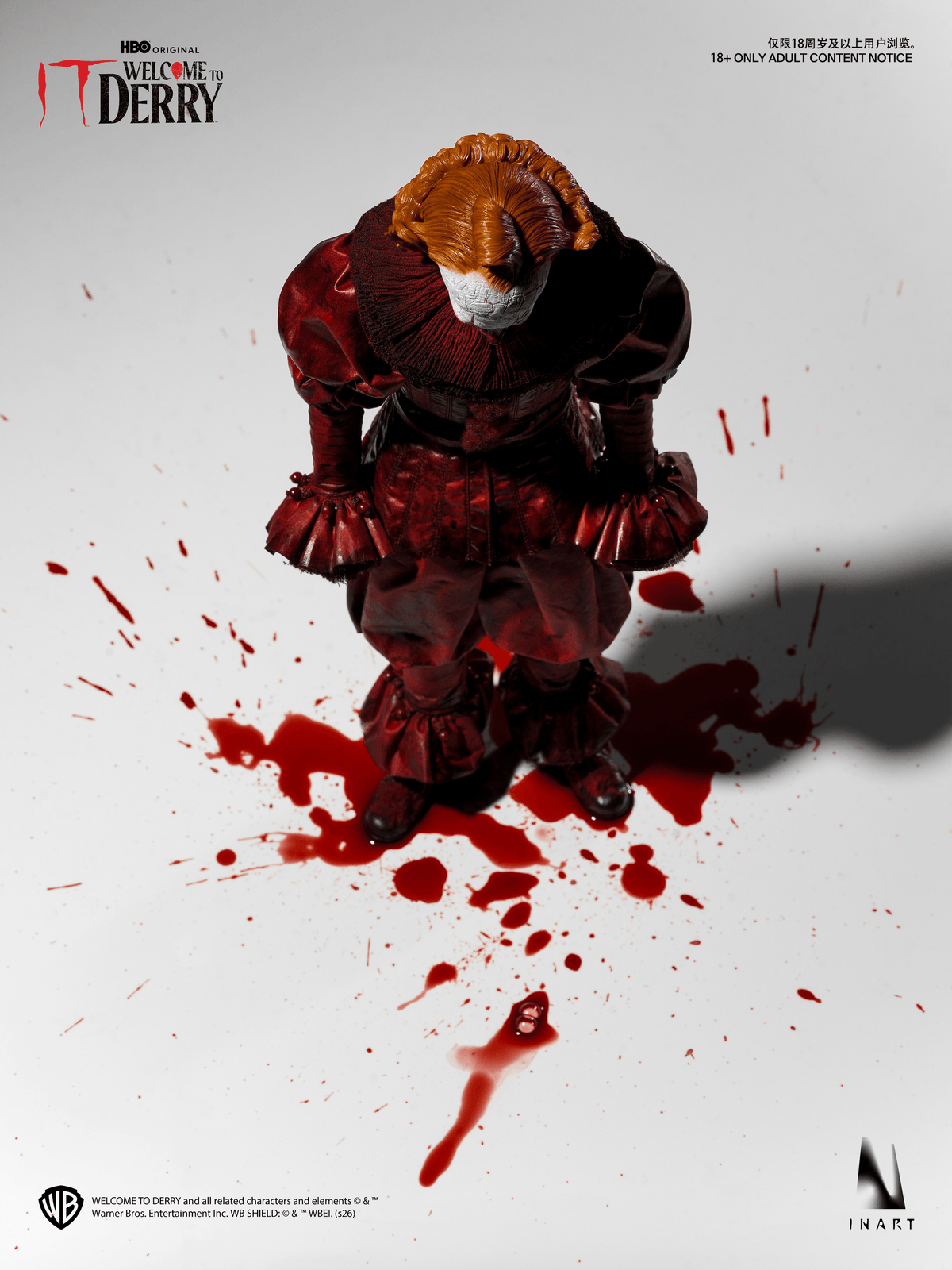 INART - IT: Welcome to Derry Season 1 - Pennywise (Bloody Version) 1/6 Collectible Figure