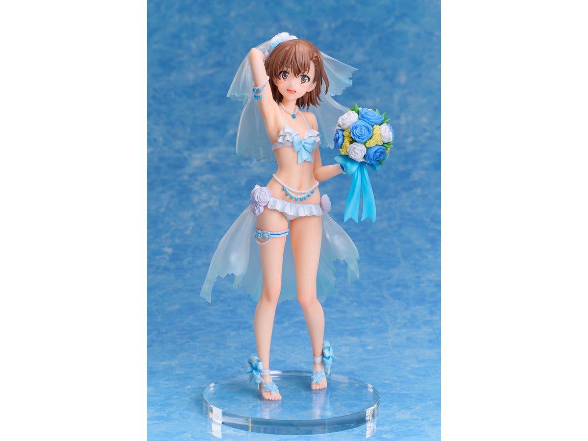 A・DIMENSION A Certain Scientific Railgun T Mikoto Misaka Wedding swim Swimsuit Ver. 1/7 Complete Figure | 4595057570065