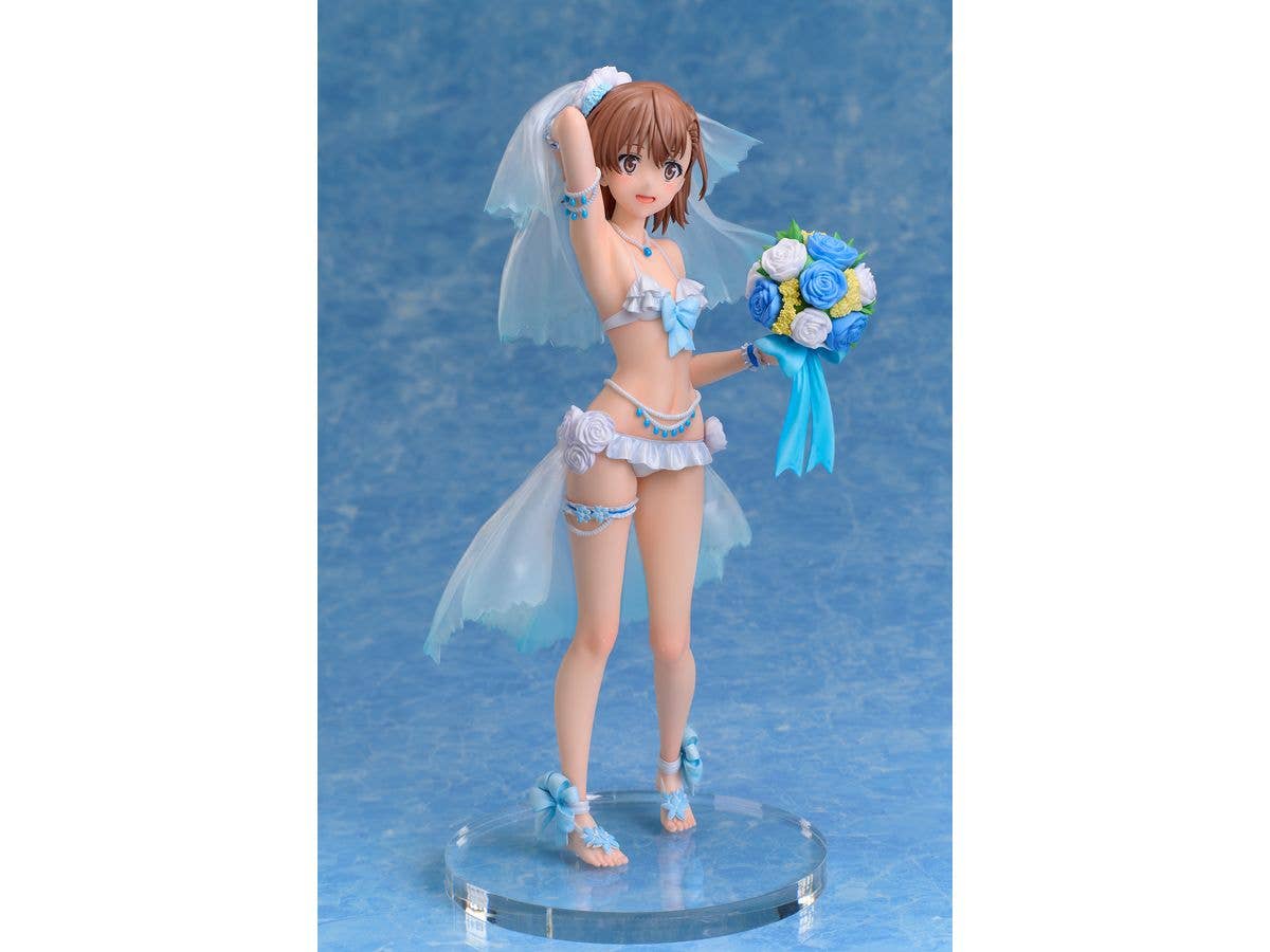 A・DIMENSION A Certain Scientific Railgun T Mikoto Misaka Wedding swim Swimsuit Ver. 1/7 Complete Figure | 4595057570065