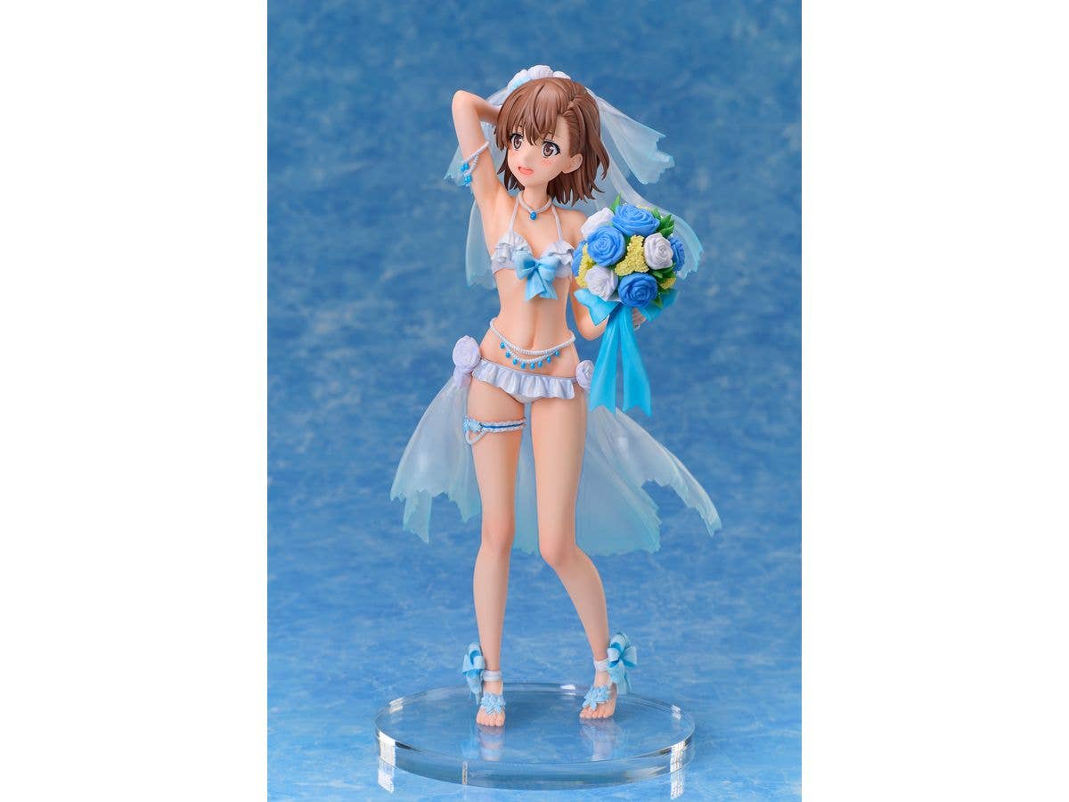A・DIMENSION A Certain Scientific Railgun T Mikoto Misaka Wedding swim Swimsuit Ver. 1/7 Complete Figure | 4595057570065
