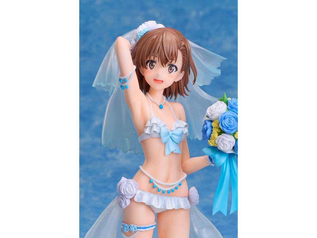 A・DIMENSION A Certain Scientific Railgun T Mikoto Misaka Wedding swim Swimsuit Ver. 1/7 Complete Figure | 4595057570065