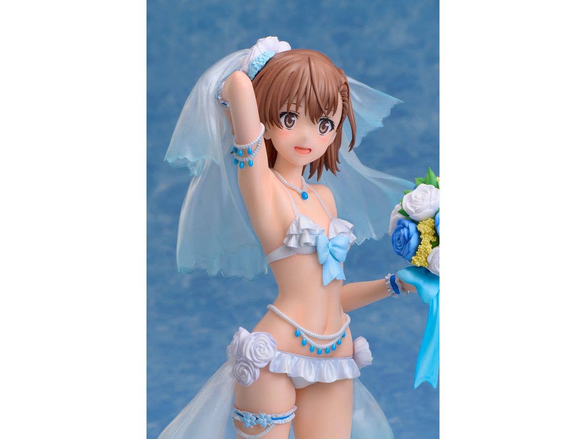 A・DIMENSION A Certain Scientific Railgun T Mikoto Misaka Wedding swim Swimsuit Ver. 1/7 Complete Figure | 4595057570065