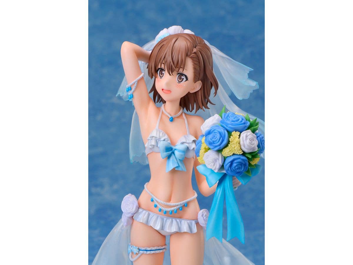 A・DIMENSION A Certain Scientific Railgun T Mikoto Misaka Wedding swim Swimsuit Ver. 1/7 Complete Figure | 4595057570065