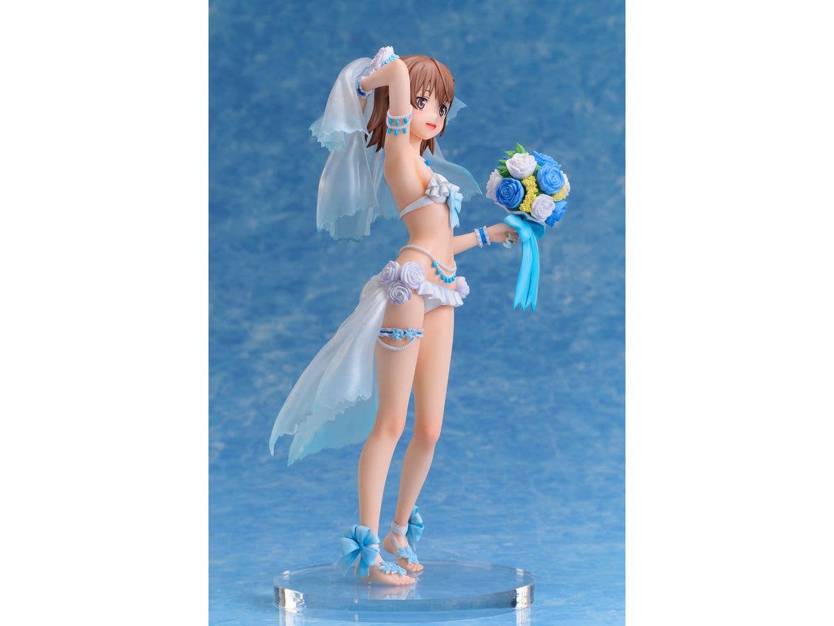 A・DIMENSION A Certain Scientific Railgun T Mikoto Misaka Wedding swim Swimsuit Ver. 1/7 Complete Figure | 4595057570065