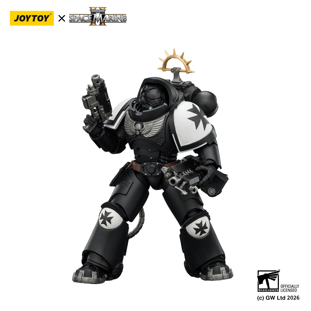 Game Edition Black Templars Heavy Intercessor with Heavy Bolt Rifle and Bolt Pistol | 6927054403721