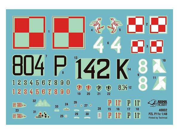 Arma Hobby 1/48 PZL P.11c Fighter Aeroplane Kit | 5902734373298