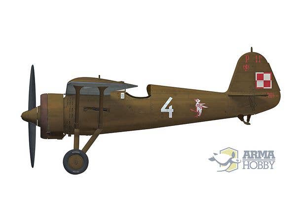 Arma Hobby 1/48 PZL P.11c Fighter Aeroplane Kit | 5902734373298