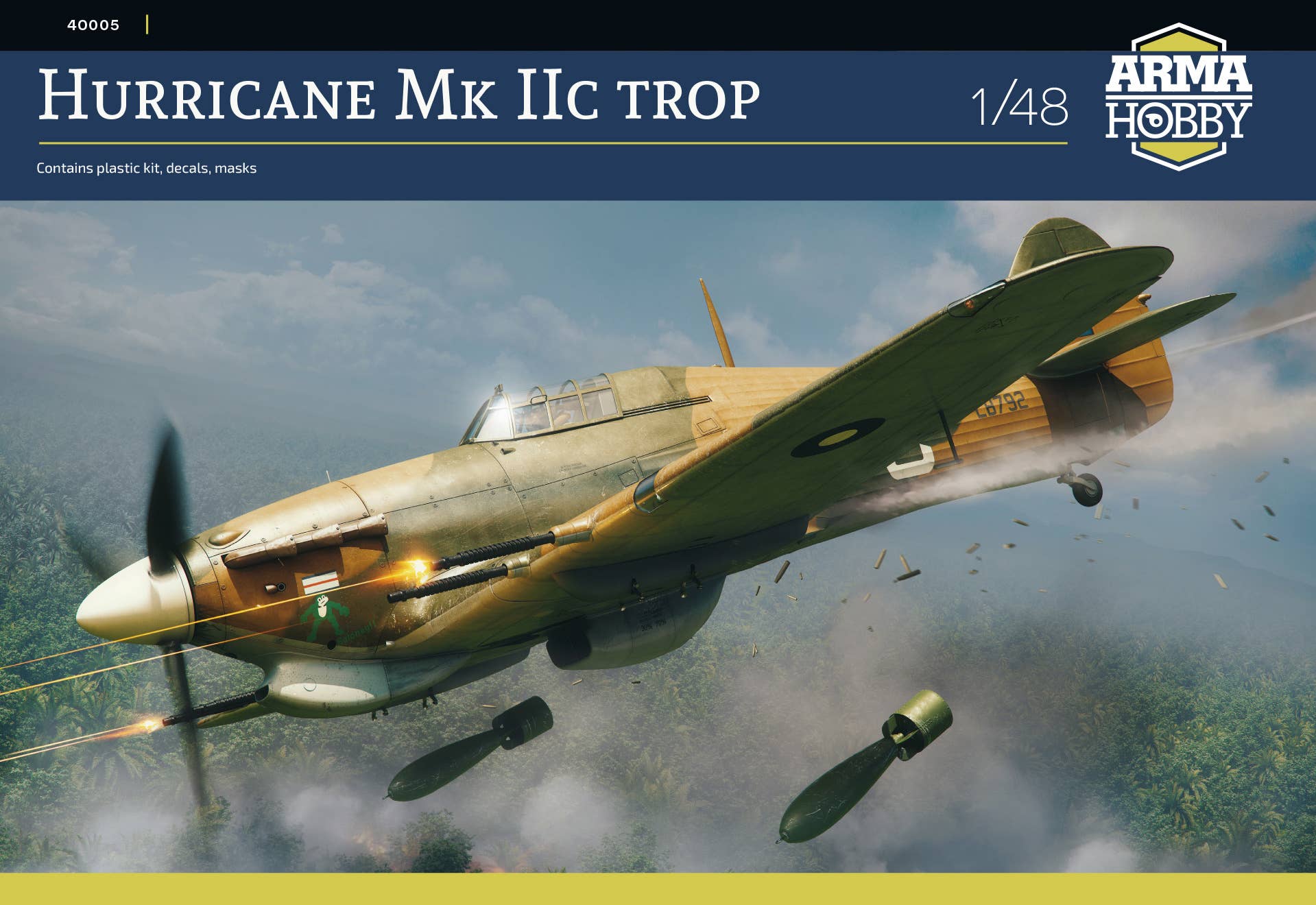 Arma Hobby 1/48 Hurricane Mk IIc trop | 5902734373502
