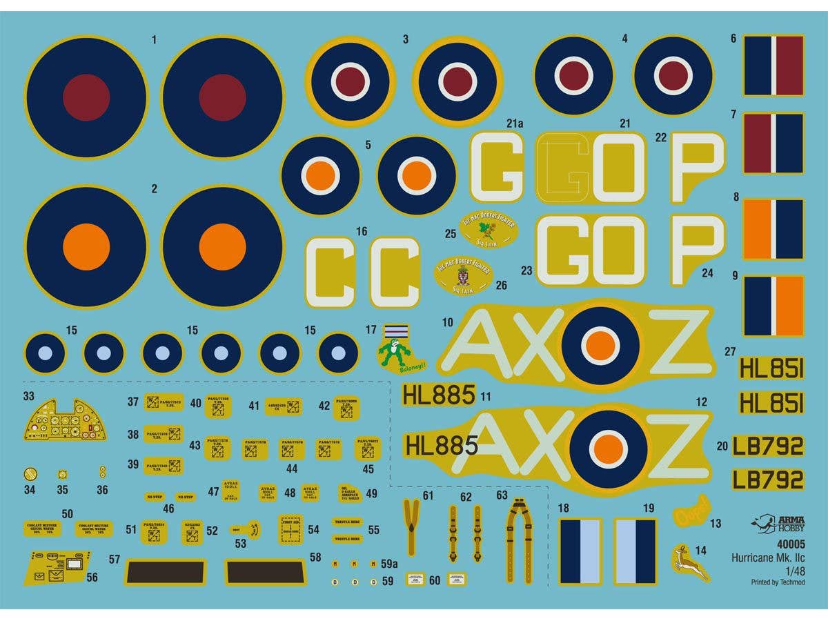 Arma Hobby 1/48 Hurricane Mk IIc trop | 5902734373502