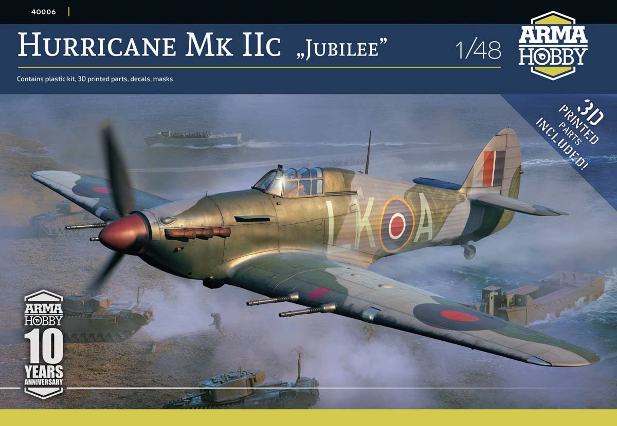 Arma Hobby 1/48 Hurricane Mk IIc "Jubilee" | 5902734373540