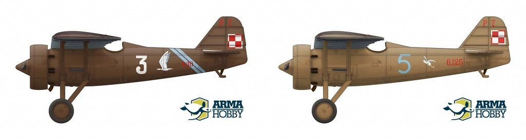 Arma Hobby 1/72 PZL P.7a Deluxe Set | 5907747900707