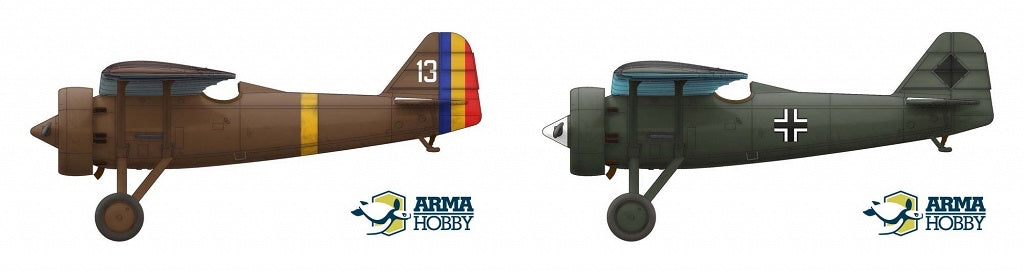 Arma Hobby 1/72 PZL P.7a Deluxe Set | 5907747900707