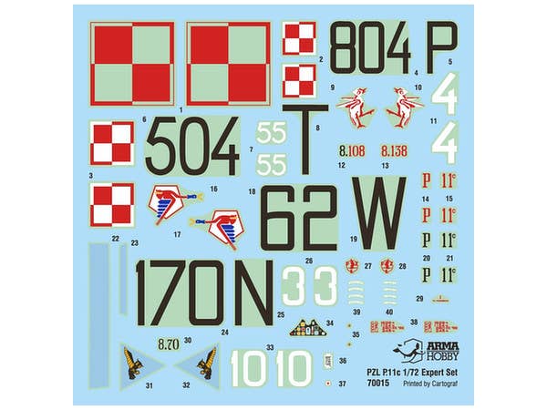 Arma Hobby 1/72 PZL P.11c Expert Set | 5902734373021