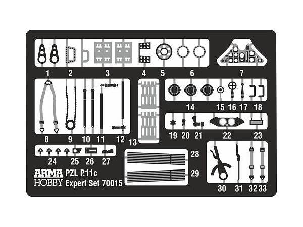 Arma Hobby 1/72 PZL P.11c Expert Set | 5902734373021