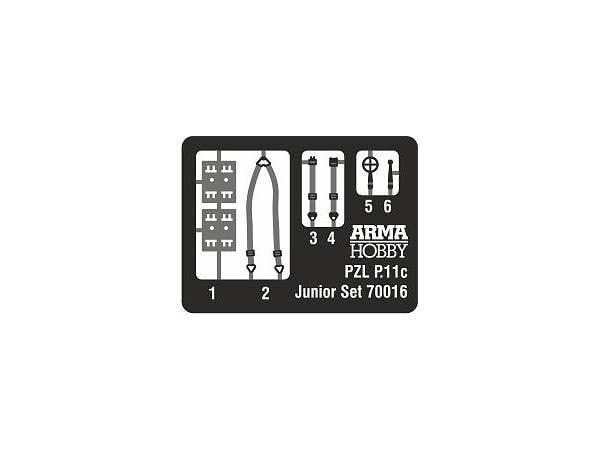 Arma Hobby 1/72 PZL P.11c Junior Set | 5902734373038