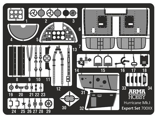 Arma Hobby 1/72 Hurricane Mk I Expert Set | 5902734373069