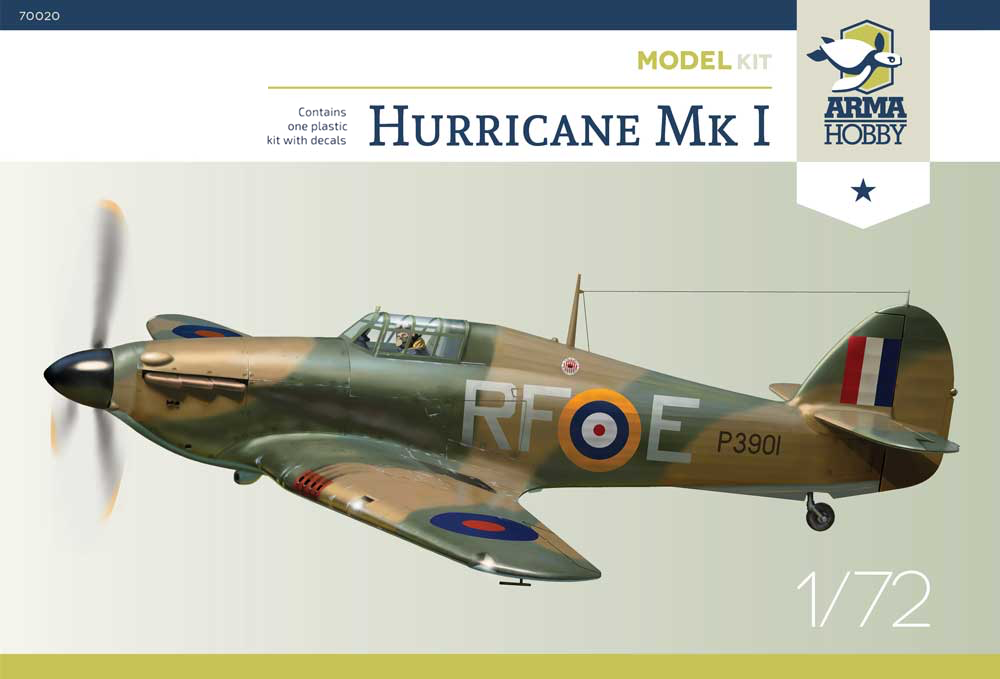 Arma Hobby 1/72 Hurricane Mk I Model Kit | 5902734373076