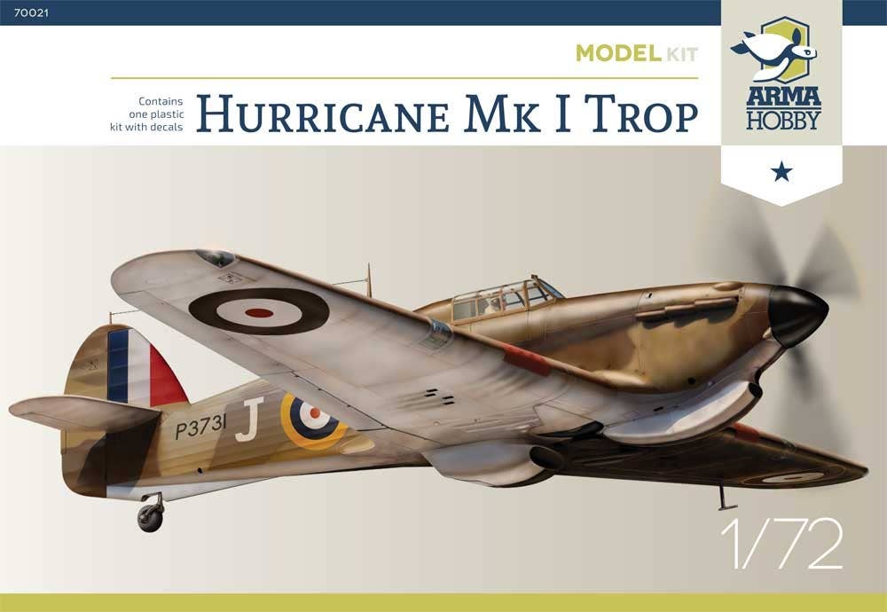 Arma Hobby 1/72 Hurricane Mk I Trop Model Kit | 5902734373083
