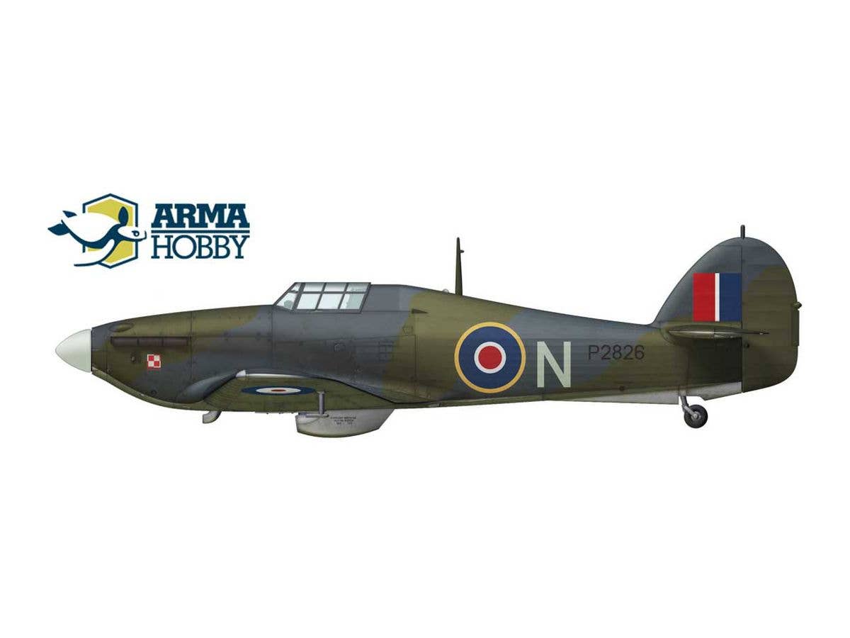 Arma Hobby 1/72 Hurricane Mk I Navy Colours Model Kit | 5902734373106