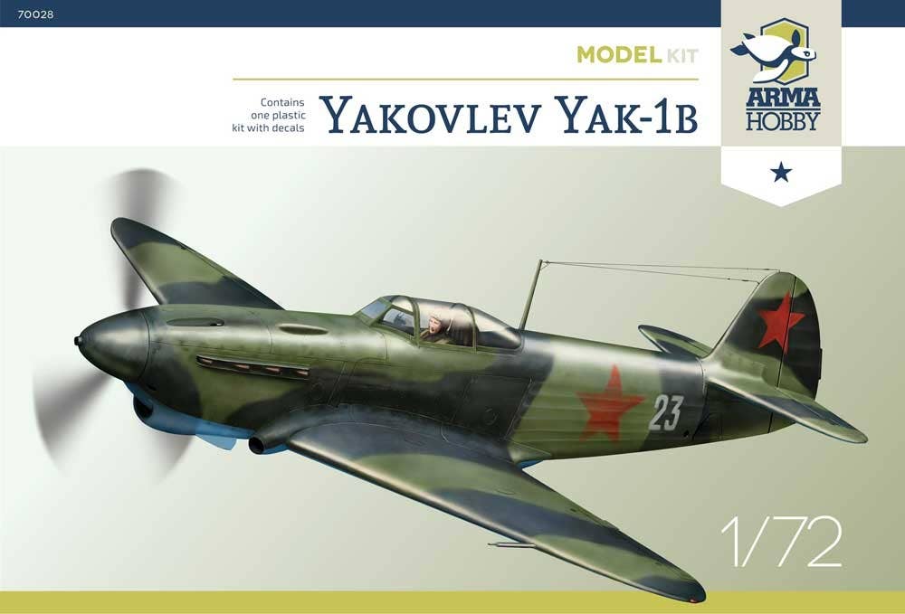 Arma Hobby 1/72 Yakovlev Yak-1b Model Kit | 5902734373137