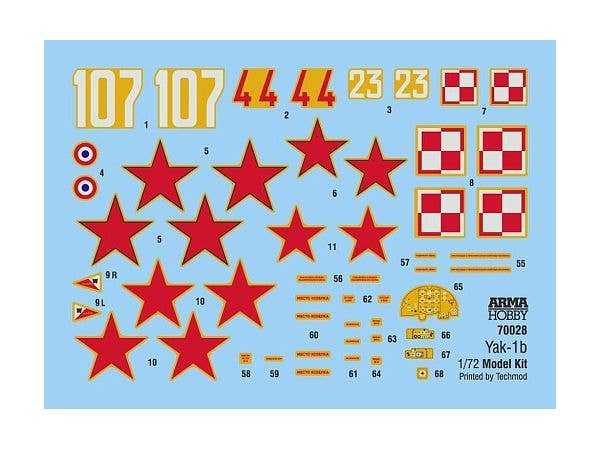 Arma Hobby 1/72 Yakovlev Yak-1b Model Kit | 5902734373137