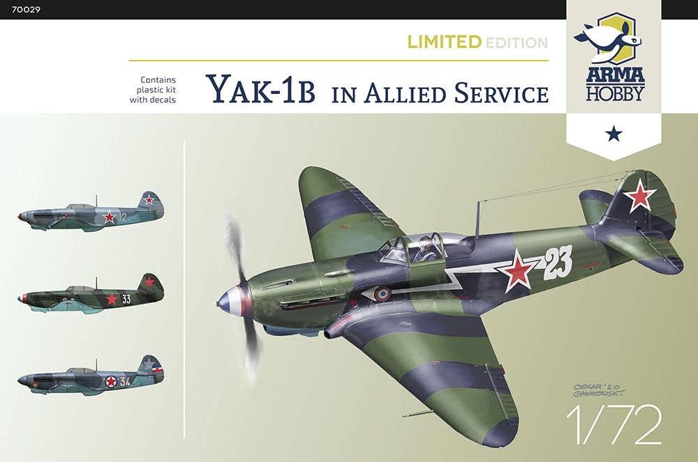 Arma Hobby 1/72 Yak-1b Allied Fighter Limited Edition | 5902734373212