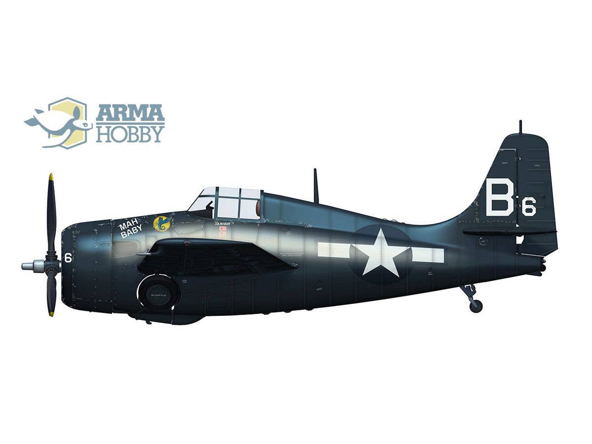 Arma Hobby 1/72 FM-2 Wildcat, Expert Set | 5902734373175