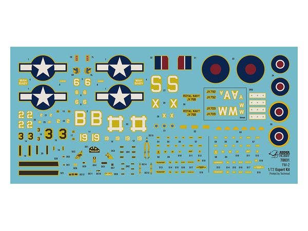 Arma Hobby 1/72 FM-2 Wildcat, Expert Set | 5902734373175