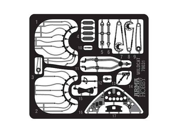 Arma Hobby 1/72 FM-2 Wildcat, Expert Set | 5902734373175
