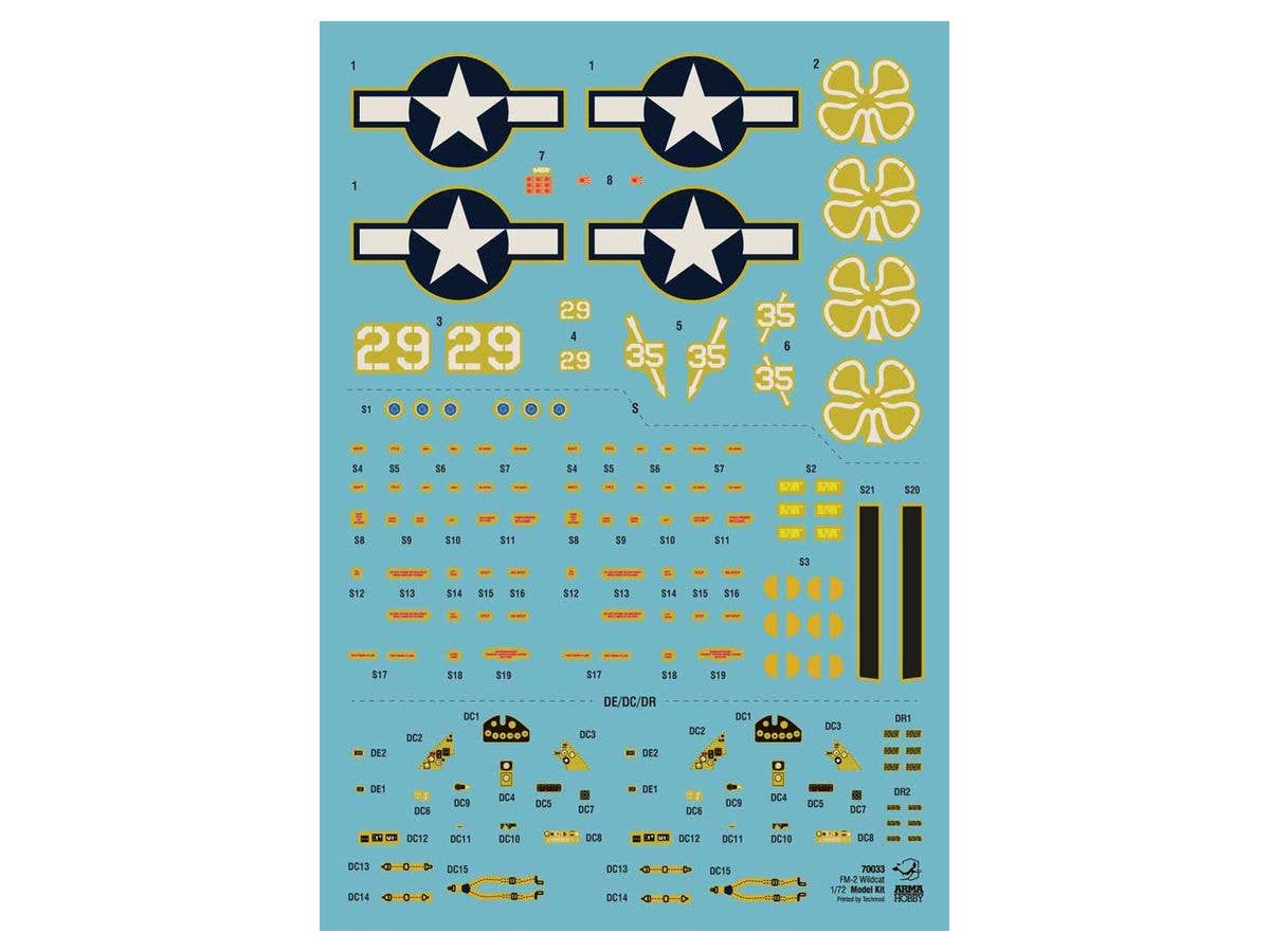 Arma Hobby 1/72 FM-2 Wildcat Model Kit | 5902734373199