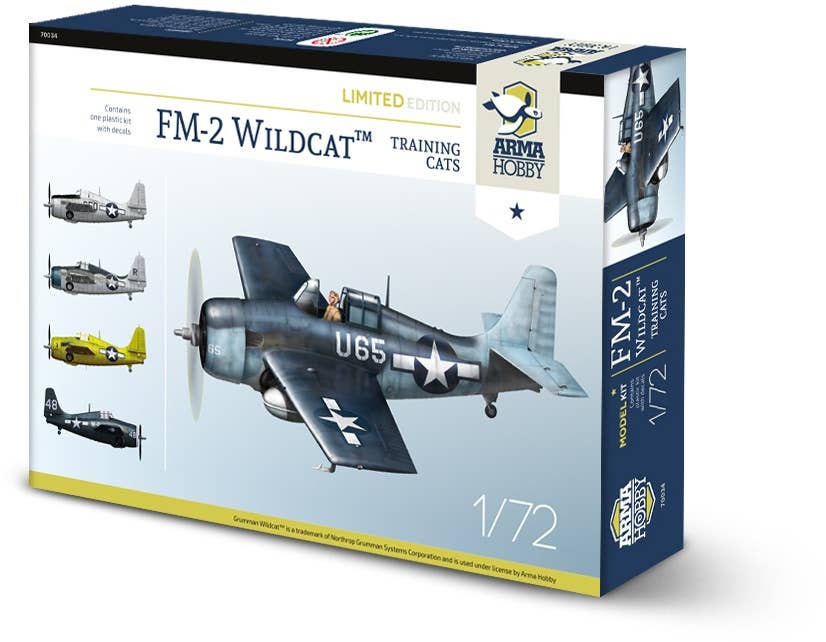 Arma Hobby 1/72 FM-2 Wildcat 'Training Cats' Limited Edition | 5902734373274