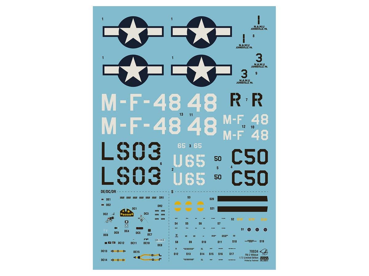 Arma Hobby 1/72 FM-2 Wildcat 'Training Cats' Limited Edition | 5902734373274