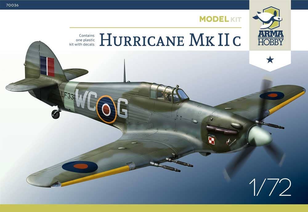 Arma Hobby 1/72 Hurricane Mk IIc Model Kit | 5902734373151