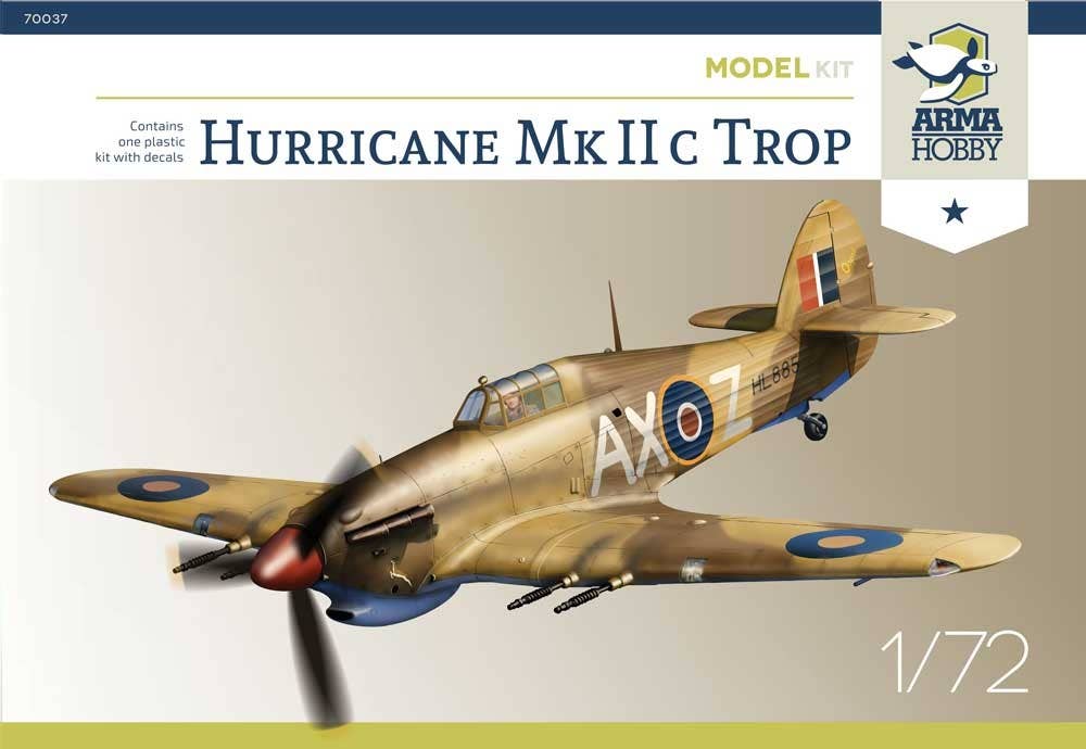 Arma Hobby 1/72 Hurricane Mk IIc Trop Model Kit | 5902734373168