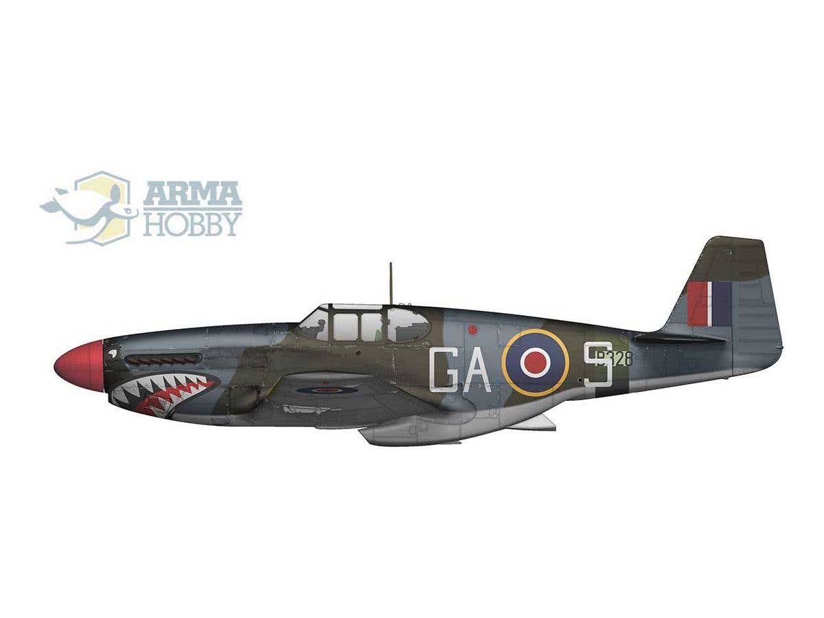 Arma Hobby 1/72 P-51 C Mustang Mk. III Model Kit | 5902734373373