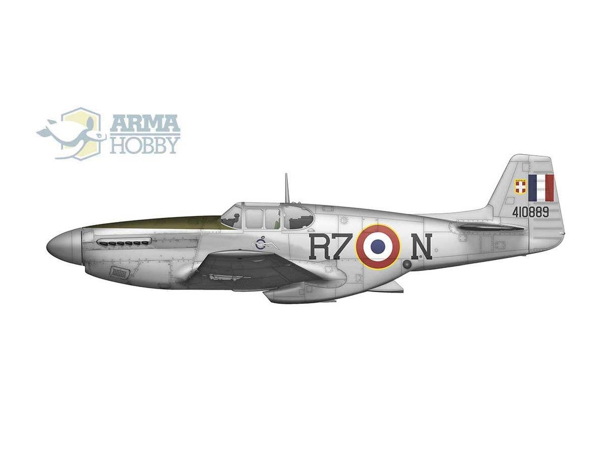 Arma Hobby 1/72 F-6C Mustang Expert Set | 5902734373397