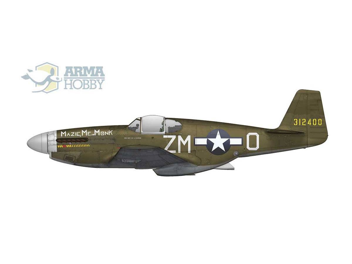 Arma Hobby 1/72 F-6C Mustang Expert Set | 5902734373397