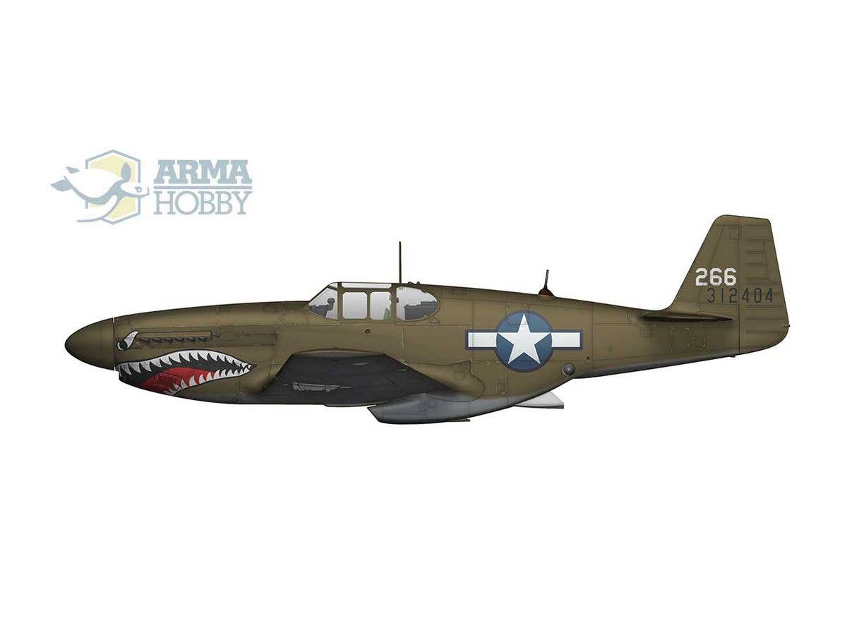 Arma Hobby 1/72 F-6C Mustang Expert Set | 5902734373397
