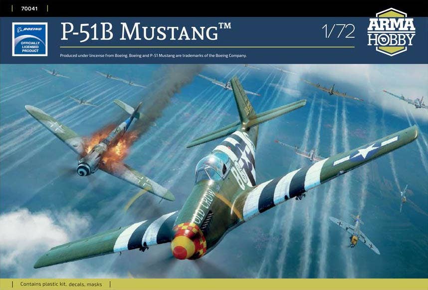 Arma Hobby 1/72 P-51B Mustang | 5902734373434