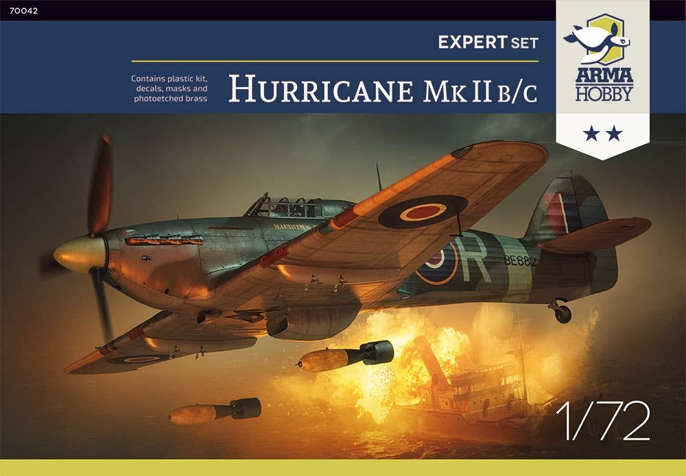 Arma Hobby 1/72 Hurricane Mk II B/C Expert Set | 5902734373229