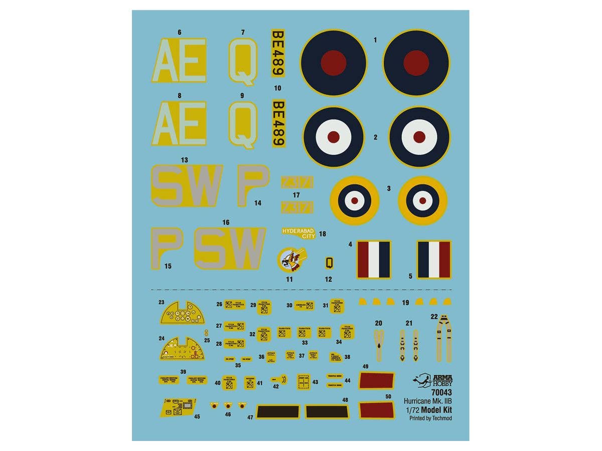 Arma Hobby 1/72 Hurricane MK II B Model Kit | 5902734373267