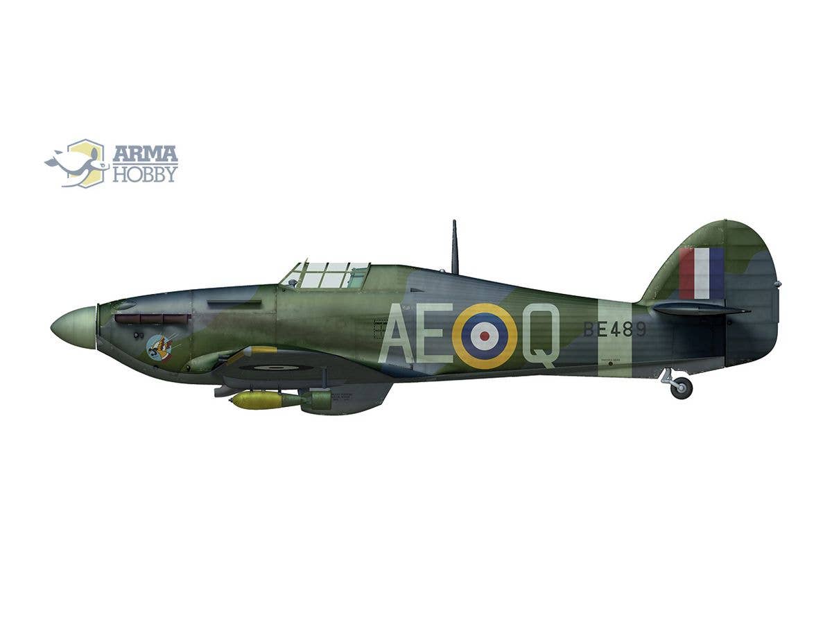 Arma Hobby 1/72 Hurricane MK II B Model Kit | 5902734373267