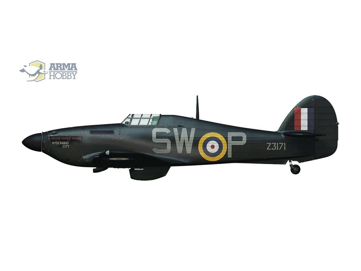 Arma Hobby 1/72 Hurricane MK II B Model Kit | 5902734373267