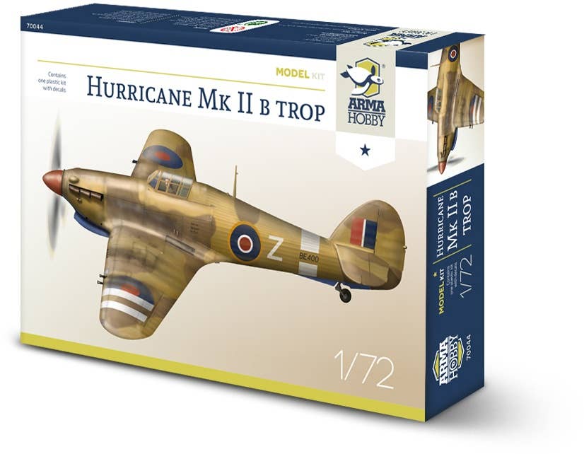 Arma Hobby 1/72 Hurricane Mk II B with Tropical Filter | 5902734373304