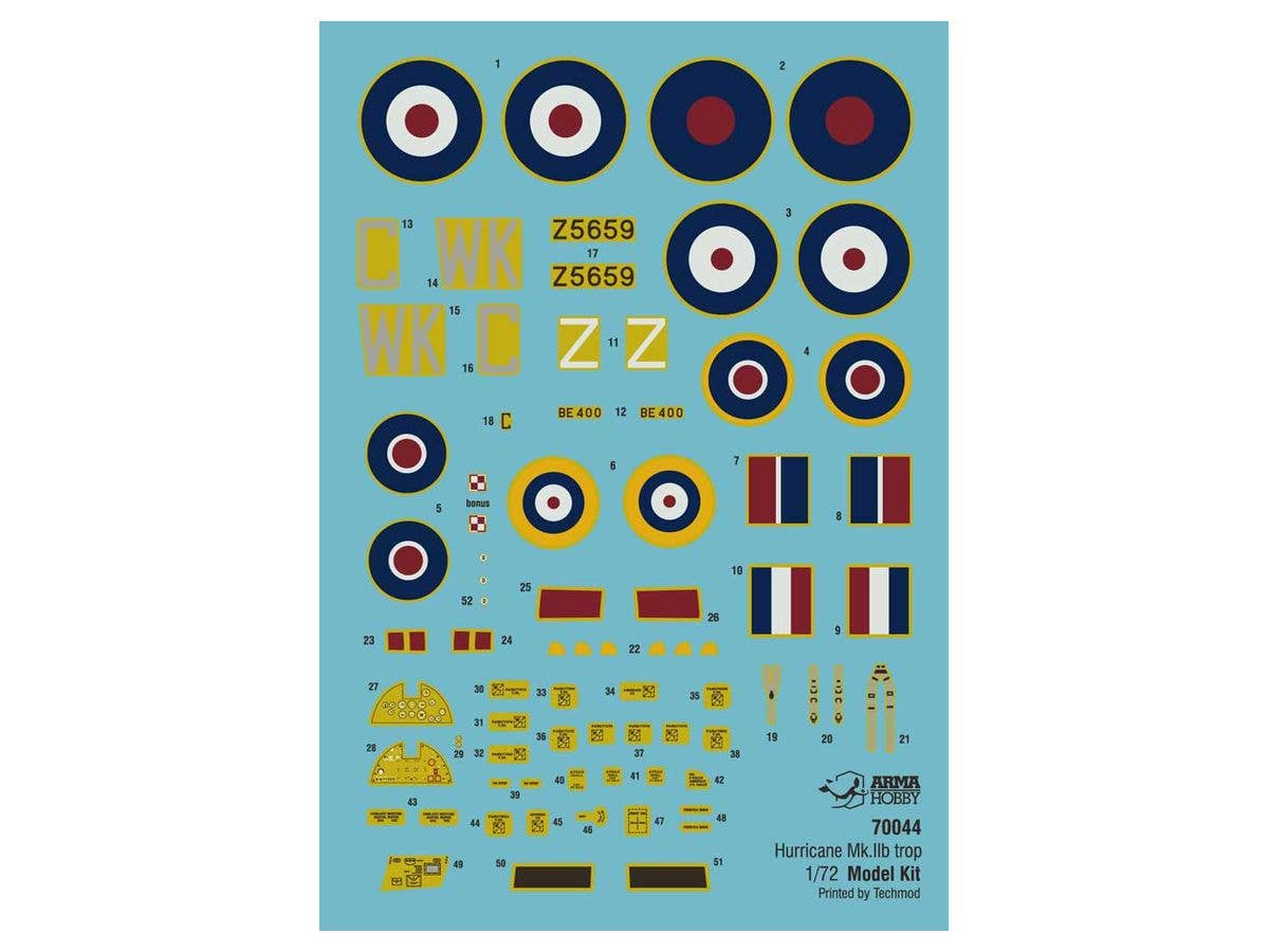 Arma Hobby 1/72 Hurricane Mk II B with Tropical Filter | 5902734373304